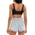 thumbnail image 3 of INSPIRE CHIC Women's Push Up Wirefree Bras U Back Adjustable Straps Comfort Underwear D 40 Black, 3 of 5