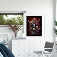 thumbnail image 4 of Cuadros Decorativos 3 hilos DIY completo bordado Terror muñecas impreso punto de cruz artesanía arte decoración JShteea Nuevos Originales, 4 of 8