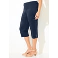 thumbnail image 3 of Catherines Women's Plus Size Everyday Capri With Sparkle Hem, 3 of 6