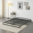 thumbnail image 7 of Homhougo 6 Inch Metal Full Size Platform Bed Frame with Metal Slat Support Mattress Foundation, No Box Spring Needed, Black, 7 of 7
