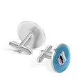 thumbnail image 3 of Tooth Elegant Shirt Cufflinks for Men, Made of Stainless Steel, for Formal Attire, 3 of 6
