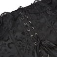 thumbnail image 5 of Babysbule Womens Clearance Shapewear Ladies Sexy Solid Vintage Tunic Corset Tube Waist Support Body Sculpting Abdominal Tightening Breasted Tops, 5 of 8