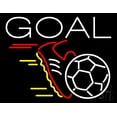 thumbnail image 1 of Soccer Goal LED Neon Sign 15" Tall x 19" Wide - inches Black Square Cut Acrylic Backing, with Dimmer - Premium built indoor Sign for Storefront, Store interior, School, College, Sports complex., 1 of 7
