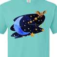 thumbnail image 4 of Inktastic Owl Decorating the Night with Moon and Stars T-Shirt, 4 of 5