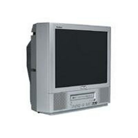 RCA T20TF667 - 20" Diagonal Class CRT TV - with built-in VCR - silver diamond