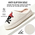 thumbnail image 5 of BERANMEY Halloween Slippers for Women Perfect Soft Plush Comfy Warm Slip-On Cute Womens Slippers Indoor Fluffy House Slippers for Women and Men Non-slip Fuzzy Flat Slides, 5 of 9