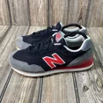 thumbnail image 3 of New Balance 515v3 Retro Suede Black Team Red ML515VS3 Sneakers Shoes Size 7.5 D, 3 of 5