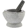 thumbnail image 2 of Libertyware Mortier et Pilon en Granit Pierre Capacité de 4 Tasses 8 Pouces Gris, 2 of 4