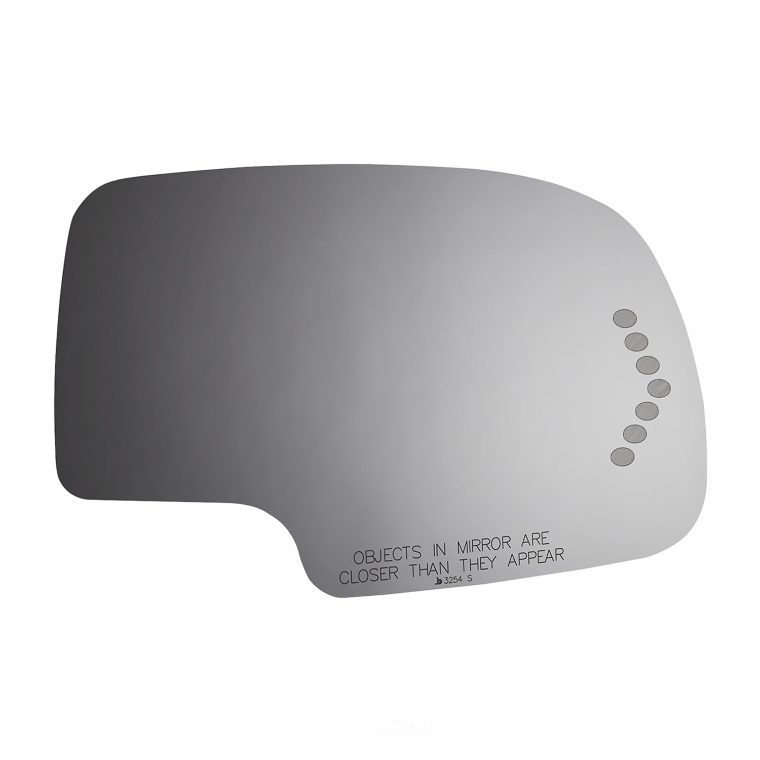 Burco Side View Mirror Replacement Glass - Clear Glass - 3254S