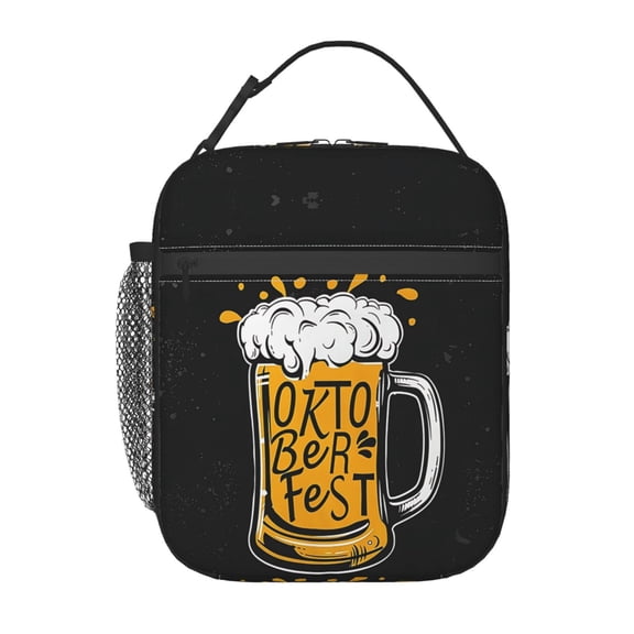 Beer Lunch Bag Portable Thermal Lunch Box for Men and Women