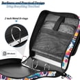 thumbnail image 4 of FORMRS Zipper Binder with Shoulder Strap 2-inch Ring 500 Sheet Capacity File Bag, Musical Pattern, 4 of 5