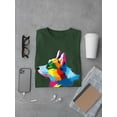 thumbnail image 3 of Head Portrait Corgi Multicolor T-Shirt Men -Image by Shutterstock, Male Medium, 3 of 4
