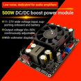 thumbnail image 3 of 500W PW500 Booster Board Module 12V 24V Up 24V-50V Adjustable Multifunction Convenient Module with Voltage Display, 3 of 6