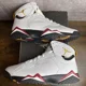 thumbnail image 5 of Ni - ke NEW Air Jordan 7 Retro 2006 Cardinal Size 10.5 304775-101 Red White Blue OG Rare, 5 of 5