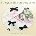 thumbnail image 3 of Vorkoi 30PCS Bow Hair Clips Hot Pink Mini Hair Bows Kawaii Hair Ribbons Clips Satin Bow Hair Accessories for Women Girls, 3 of 6