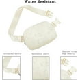 thumbnail image 3 of Nice Choice Mini Belt Bag,Fanny Pack For Womens Girls, Small Fanny Pack with Adjustable Strap,Cross body Waist Pack for Running Travel Hiking(White), 3 of 5