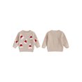 thumbnail image 2 of Miaouyo Infant Baby Boys Girls Christmas Sweater 0 3 6 9 12 18 Months Tree/Santa Hat Embroidery Long Sleeve Crew Neck Chunky Knitwear, 2 of 9
