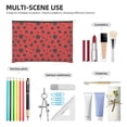 thumbnail image 5 of Haiem Ladybug Pattern Music Lover Merch Makeup Bag, Cosmetic Bag,Singer Fans Cosmetic Bag, Portable Stationary Storage Organizer, Travel Makeup Bag, 5 of 8