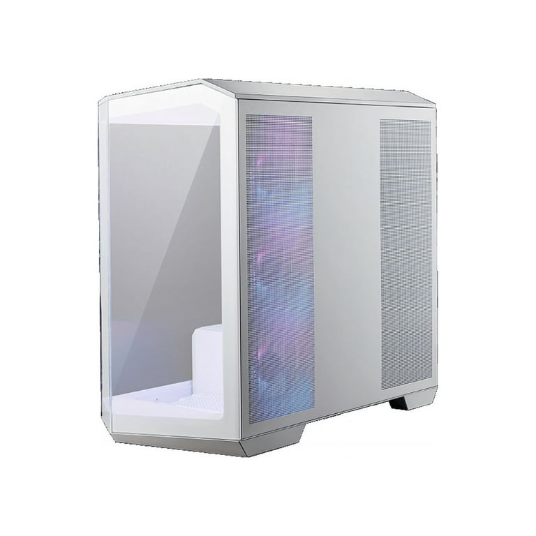 MSI MAG PANO M100R PZ White Micro-ATX PC Case - Supports