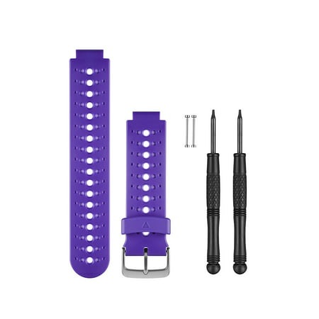 Forerunner 230/235/630 Replacement Band Purple, Stay stylish by swapping out your Forerunner band for a new color on compatible models. Simply remov By