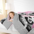thumbnail image 4 of jejeloiu Kawaii Sloth Lovers Bedding Comforter Set,Zoo Animal Twin Comforter Sets,Pink Gray White Bedding Set For Girls,Ultra Soft Home Decor Reversible,2 Pieces, 4 of 8