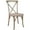 Driftwood, variant on Pemberly Row Modern / Contemporary X-Back Chair In Driftwood