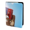 thumbnail image 2 of Pofeuu Trip to London Print Travel Document Organizer Passport Holder Men Women for Family (6.5 in x 4.5 in),Wallet Holder Credit Card Clutch Bag Case, 2 of 5
