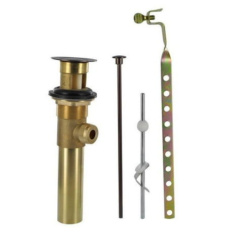 Bronze Ashfield Drain Assembly - 1 1/2 in. Metal Pop-Up Drain Assembly wiht Lift Rod & Overflow in Oil Rubbed Bronze