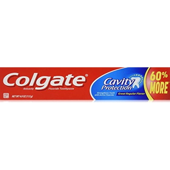 2 Pack Colgate Cavity Protection Fluoride Toothpaste 4oz Each