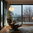 thumbnail image 2 of Novogratz x Globe Electric Novogratz x Globe 70" Wood-Tone Finish Floor Lamp with White Paper Shade, 2 of 8