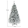 thumbnail image 4 of Costway 1,8m Árbol de Navidad con 600 Ramas y 250 luces LED Ideal Como Decoración para las Fiestas, 4 of 8