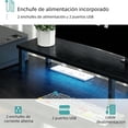 thumbnail image 3 of Escritorio para Computadora 120 cm con Cajonera, Luces LED, Tomas de Corriente, Soporte para Monitor y Repisas, para Oficina, Estudio y Gaming, 3 of 7