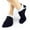 Black, variant on Toe Socks Women Five Finger Socks Cotton Breathable Toe Socks for Women Running Toe Socks with Reinforced Heels and Toes
