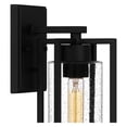 thumbnail image 5 of Quoizel Damien 1-Light Earth Black Outdoor Wall Lantern, 5 of 9