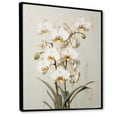 thumbnail image 2 of Designart "Tranquil Beige Orchids IV" Orchids Floater Framed Wall Decor, 2 of 5