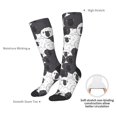 thumbnail image 4 of Fotbe Black And White Sheeps Calcetas Divertidas Estampadas para Hombre y Mujer, Calcetas de Algodón hasta la Rodilla para Caminar, Correr, Enfermería y Embarazo, 4 of 6
