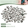 thumbnail image 2 of Uxcell Sew on Rhinestones Flatback Crystal Acrylic Gems Diamante for DIY Crafts Dress Clothes Shoes Bag Decorations - Mixed Shape (200Pcs, Gray), 2 of 7