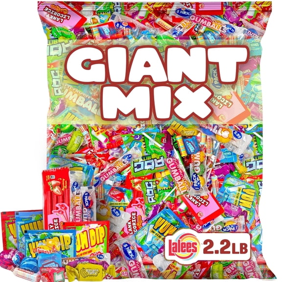Lalees Assorted Bulk Easter Candy Pack, 2.2 lb Variety Mix for Easter Egg Fillers, Piñata Stuffers, Party Favors, Goodie Bags & Holiday Treats