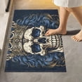 thumbnail image 2 of SKYSONIC Bathroom Rug Mats Skull with Crown Print, Fluffy Plush Absorbent Bath Rugs Carpet with Non Slip Bottom for Bathroom Floor Toilet Tub and Shower, 2 of 7