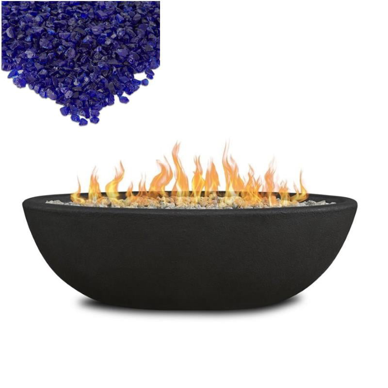 Clear Tempered Glass Flame Guard, Lyons Steel Propane Fire Pit Tables