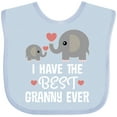 thumbnail image 3 of Inktastic Best Granny Ever Grandchild Boys or Girls Baby Bib, 3 of 4