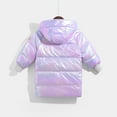 thumbnail image 3 of LFEOOST Winter Jackets for Toddler Baby Girls Boys Fleece Jacket Warm Lined Coats Jackets Hooded Casual Outwear Purple 120, 3 of 6