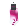 thumbnail image 3 of MeMoi MonoStripes Soft-Fit Cotton Blend Low-Cut Socks - Womens - Female, One Size, Chili Pepper, 3 of 3