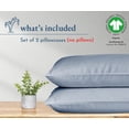 thumbnail image 3 of Fundas de almohada California Design Den 100% algodón orgánico King, 3 of 9
