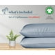 thumbnail image 3 of Fundas de almohada California Design Den 100% algodón orgánico King, 3 of 9