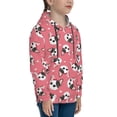 thumbnail image 3 of Lsque French Bulldog Face Patten Youth Hoodie Sweatshirt Pullover with Kangaroo Pocket Boys and Girls Hoodie Warm Hoodie for Kids-Medium, 3 of 6