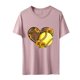 thumbnail image 4 of Blusa suelta estampada con cuello redondo y manga corta para mujer OAVQHLG3B Store  lin121212, 4 of 5