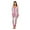 Pink Snowflakes, variant on BHPJ By Bedhead Pajamas Women's Soft Knit Button Front One Piece Pajama Jumpsuit