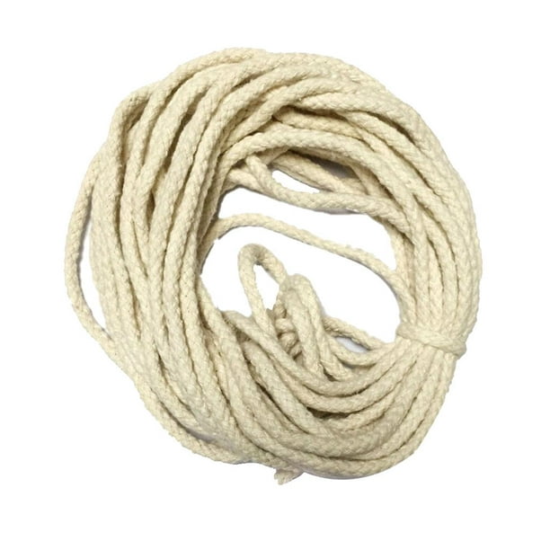 Macrame Cord,Natural Cotton Rope, Twisted Soft Cotton Cord for Handmade DIY  Wall 5mm-50m