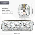 thumbnail image 4 of Ratiio Bicycle Pattern Leather Pencil Case, Pencil Pouch with Durable Zipper, Compact and Stylish Organizer for Stationery, Art Supplies, Travel Essentials, 4 of 8